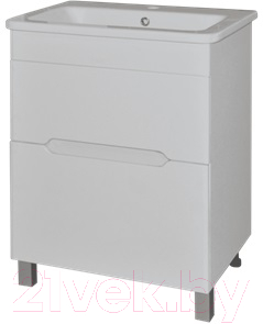 Тумба с умывальником Гамма Р24 ОФ8-У 60 (4812044013924) - фото