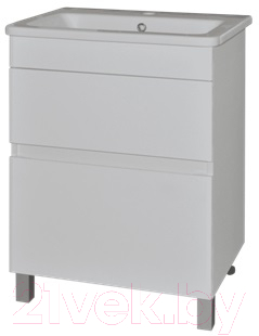 Тумба с умывальником Гамма Р24 ОФ8-У 60 (4812044013931) - фото