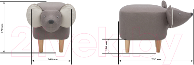 Пуф Импэкс Leset Mouse Combi (Milos 16/Milos 02)