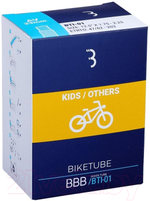 Камера для велосипеда BBB Innertube BikeTube 18 1.50/2.25 FV 33мм / BTI-18 - фото