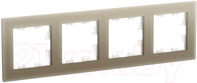 Рамка для выключателей и розеток Systeme (Schneider) Electric AtlasDesign ATN320504 - фото