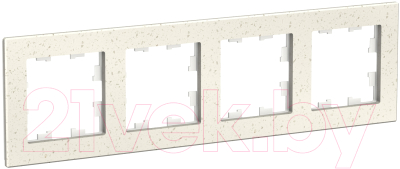 Рамка для выключателей и розеток Systeme (Schneider) Electric AtlasDesign ATN343104 - фото