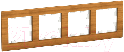 Рамка для выключателей и розеток Systeme (Schneider) Electric AtlasDesign ATN353204 - фото