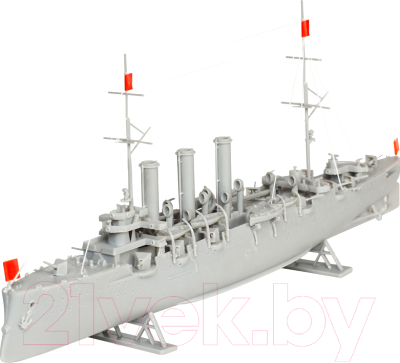 Сборная модель Огонек Крейсер Аврора 1:400 / С-181 - фото