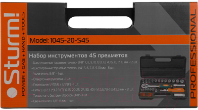 Универсальный набор инструментов Sturm! 1045-20-S45