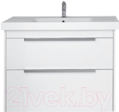 Тумба под умывальник Dreja Prime 60 (белый глянец) - фото