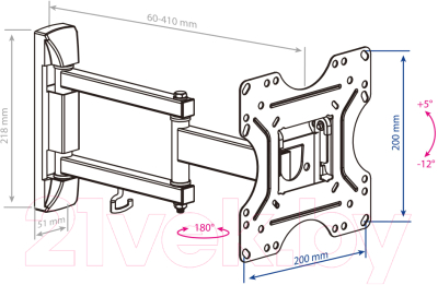 Кронштейн для телевизора Kromax Optima-214
