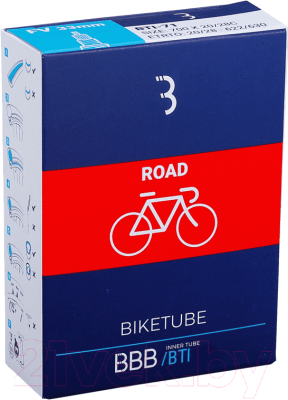 Камера для велосипеда BBB Innertube BikeTube 700 20/28C FV NT 48мм / BTI-71 - фото