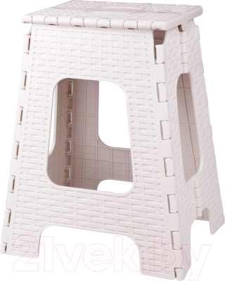 Табурет складной Альтернатива Плетенка большой / М7092 (бежевый) - фото