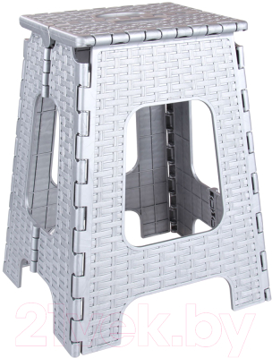 Табурет складной Альтернатива Плетенка большой / М3121 (серый) - фото
