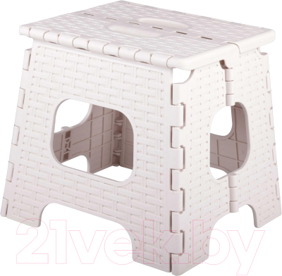 Табурет складной Альтернатива Плетенка малый / М7096 (бежевый) - фото
