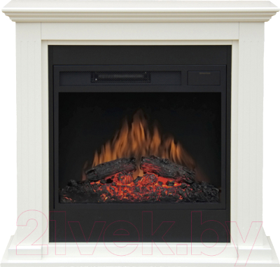 Портал для камина Смолком Marta V23 (белый ваниль/черный)