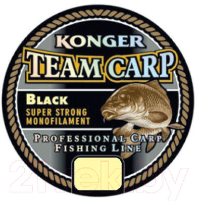 Леска монофильная Konger Team Carp Black 0.25мм 1000м / 228001025 - фото