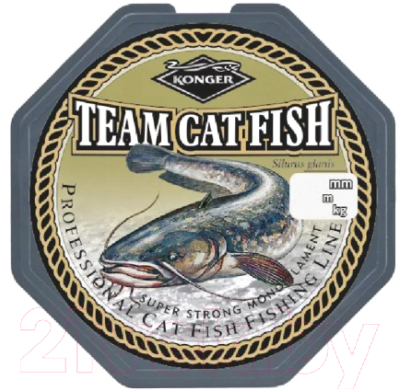 Леска монофильная Konger Team Cat Fish 0.70мм 200м / 214003070 - фото