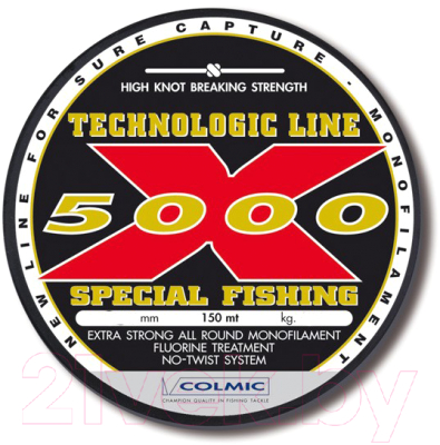 Леска монофильная Colmic X-5000 150mt – 0.16mm - фото