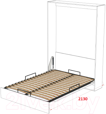 Шкаф-кровать трансформер Макс Стайл Studio 18мм 140x200