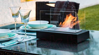 Биокамин Kratki Galina с сертификатом TUV (черный)