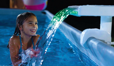 Водопад для бассейна Intex 28090 с Led подсветкой
