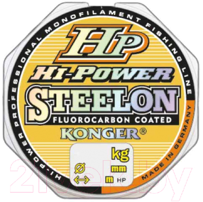 Леска монофильная Konger Steelon Hi Power Fluorocarbon 0.20мм 30м / 241030020 - фото