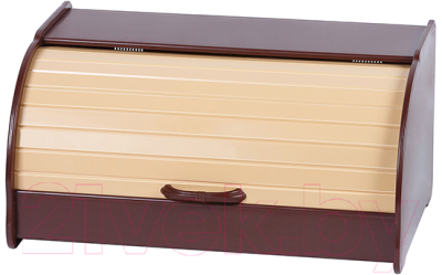 Хлебница Эльфпласт EP014 (бежевый/коричневый) - фото