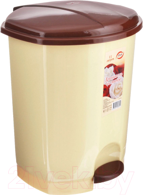 Мусорное ведро Эльфпласт EP031 с педалью - фото