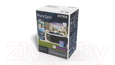 Бассейн-джакузи Intex Jet and Bubble Deluxe / 28458