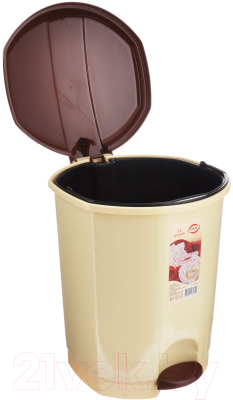 Мусорное ведро Эльфпласт EP032 с педалью