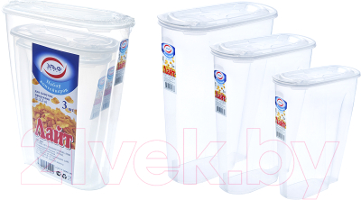 Набор емкостей для хранения Эльфпласт Лайт EP228 - фото