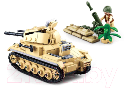 Конструктор Sluban Танк с фигурками / M38-B0691
