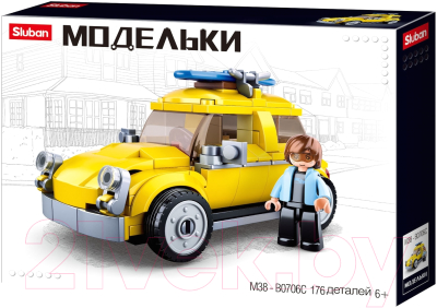 Конструктор Sluban Машинка с фигуркой / M38-B0706C - фото