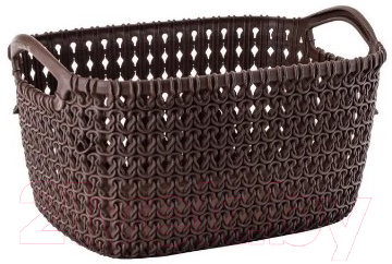 Корзина Эльфпласт Paola EP464 (3л, коричневый) - фото