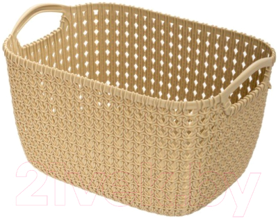 Корзина Эльфпласт Paola EP465 (8л, бежевый) - фото