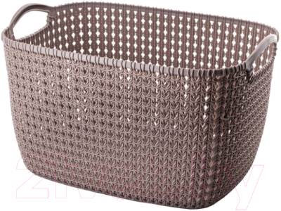 Корзина Эльфпласт Paola EP466 (19л, серо-коричневый) - фото