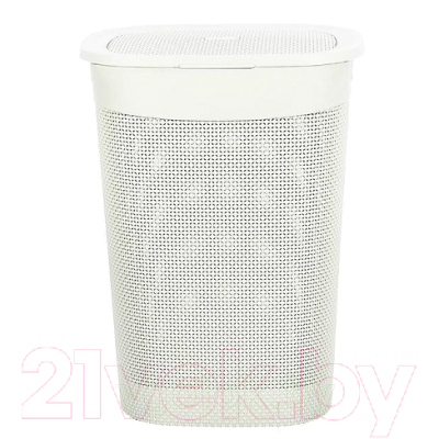 Корзина для белья Эльфпласт Ariana EP514 (55л, слоновая кость) - фото