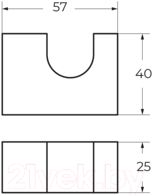 Крючок для ванной Art&Max Platino AM-E-3986AL