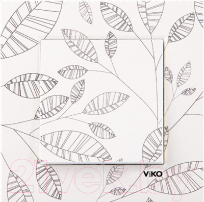 Выключатель Viko Karre Style Лист / 90960914 - фото