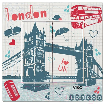 Выключатель Viko Karre Style Лондон / 90962845 - фото