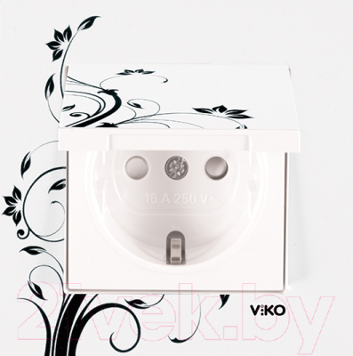 Розетка Viko Karre Style Цветок 90960932 - фото