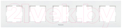 Рамка для выключателей и розеток Panasonic Arkedia WMTF08052WH-BY - фото