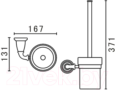 Ершик для унитаза Art&Max Bianchi AM-E-2608-Do