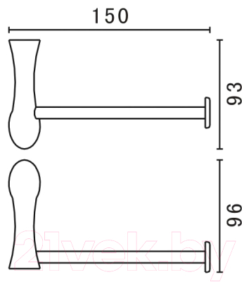 Держатель для туалетной бумаги Art&Max Elegant AM-E-1583