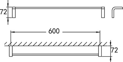 Держатель для полотенца Art&Max Ultima AM-8926