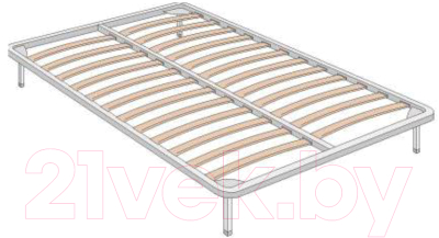 Ортопедическое основание Askona С ламелями 120x200 - фото