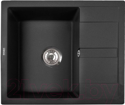 Мойка кухонная ZORG Apollo 58 (черный опал) - фото