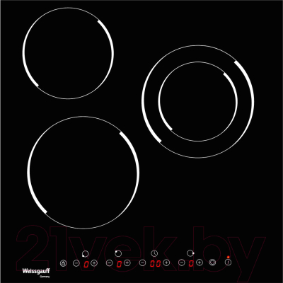 Электрическая варочная панель Weissgauff HVF431B - фото