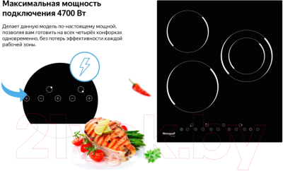 Электрическая варочная панель Weissgauff HVF431B