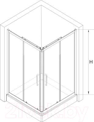 Душевой уголок RGW CL-34 / 32093488-11
