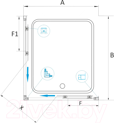 Душевой уголок RGW CL-34 / 32093488-11