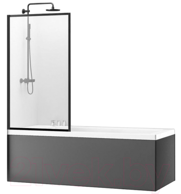 Стеклянная шторка для ванны REA Lagos 70 / REA-K7632 - фото