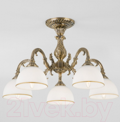 Люстра Евросвет Caldera 60106/5 (античная бронза) - фото